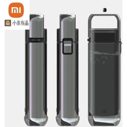 New Xiaomi Mens Ms one-hand open portable mug 350ml water cup business casual sports health hand cup With handle