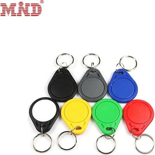 Custom printing 125khz EM4200 key tag for access control system with Tags Card Sticker Fob Token Ring Proximity Chip