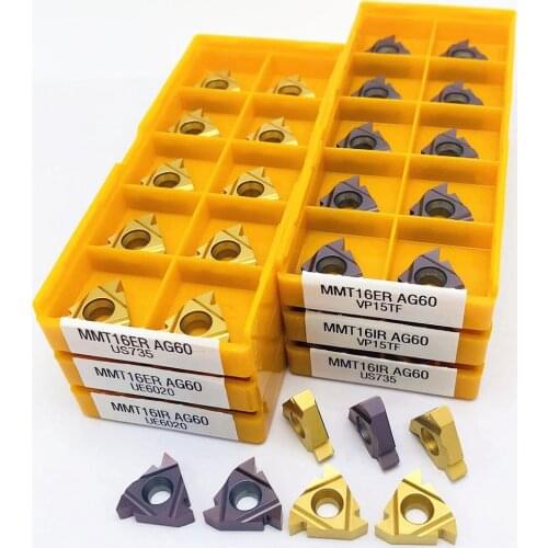 Thread Tool MMT 16ER 16IR AG60 Carbide Insert Thread Turning Tool Cutting Tool Lathe Tool CNC Carbide Turning Parts Tool