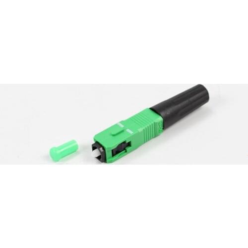 SC APC Fiber Optic Fast Connector fibra FTTH single mode SC quick connector SC APC adapter Field Assembly