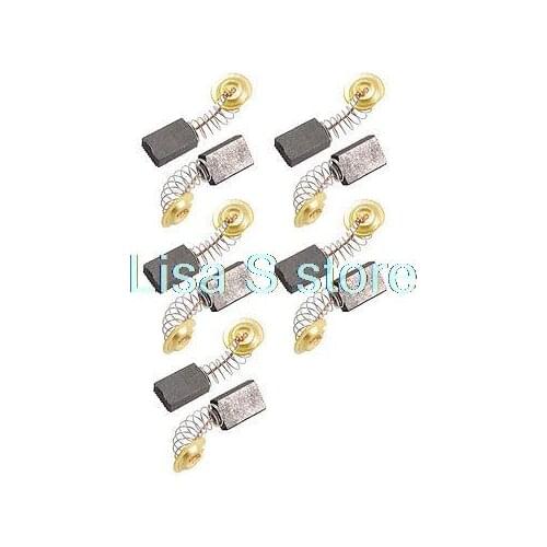 10 Pcs CB303 Replacement 16mm x 11mm x 5mm 5/8" x 7/16" x 1/5" Carbon Brushes for Air Compressor