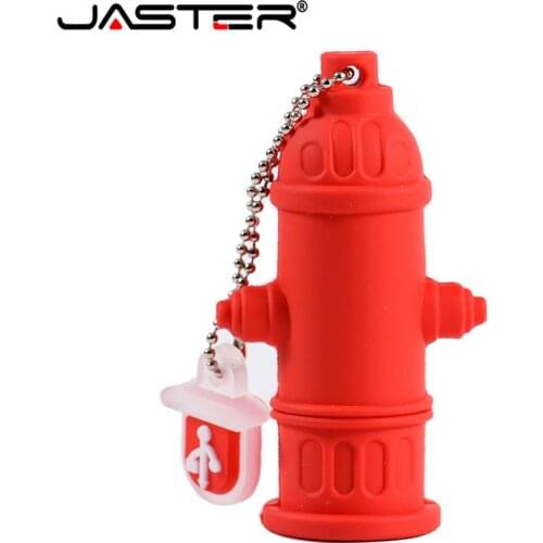 JASTER USB flash drive cartoon fire hydrant pen drive 4GB 8GB 16GB 32GB 64GB cute memory stick creative gift pendrive usb stick