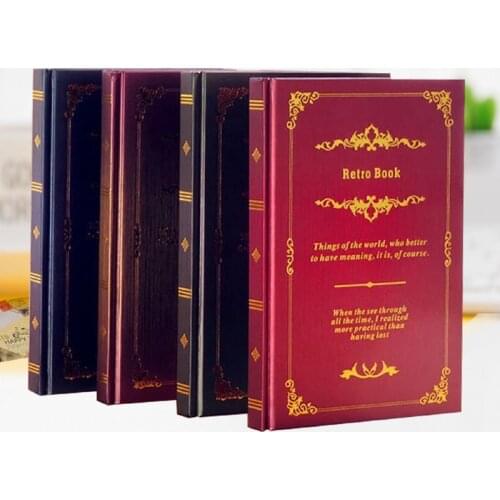 Vintage Notebook Album Hardcover Magic Spells Pockets Book Stationery Planner Journal Traveler Notepad Agenda Book Students Gift