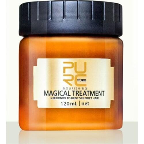 PURC 120ML Magical treatment hair mask Nutrition Infusing Masque for 5 seconds Repairs hair damage restore soft hair