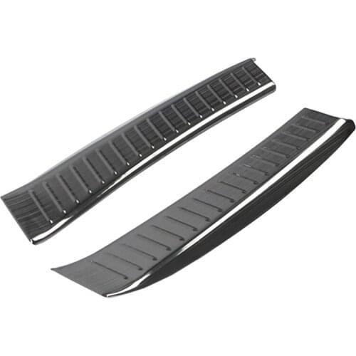 Rear Bumper Protector Trunk Sill Plate Cover Protection Sticker Plate Trim for MAZDA CX-5 CX5 CX 5 2019-2021
