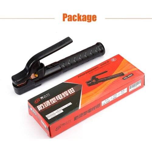 1PCS 500A Professional Welding Rod Clamp Weld Holders Stick Non-slip Handle Clamp Tool for Welding Accessories