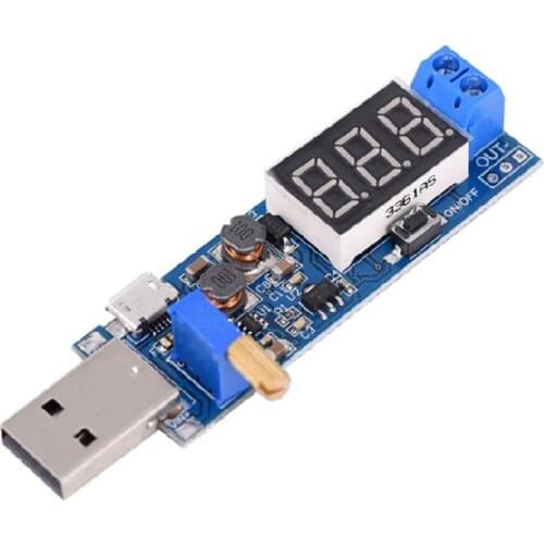 1pc USB a MICRO USB DC-DC Adjustable Step-up/down Voltage Regulator Power Supply Modules Boost Buck Converter 5V TO 3.3V 12V 24V