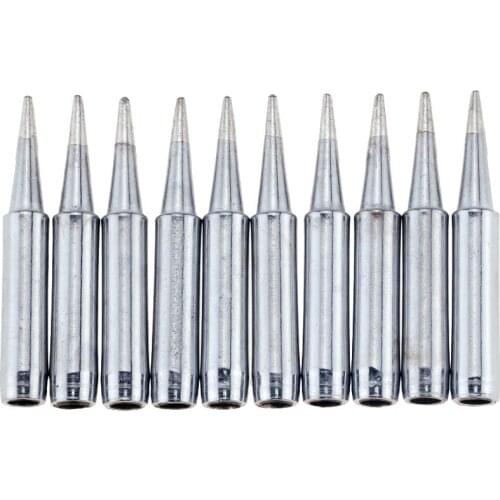 10Pcs/Lots 900M-T-B Lead-free soldering iron tip 936 Temperature adjustment Constant temperature soldering station Soldering tip