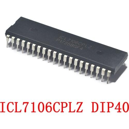 2PCS ICL7106CPLZ DIP40 ICL7106 DIP 7106CPLZ DIP-40 and original IC