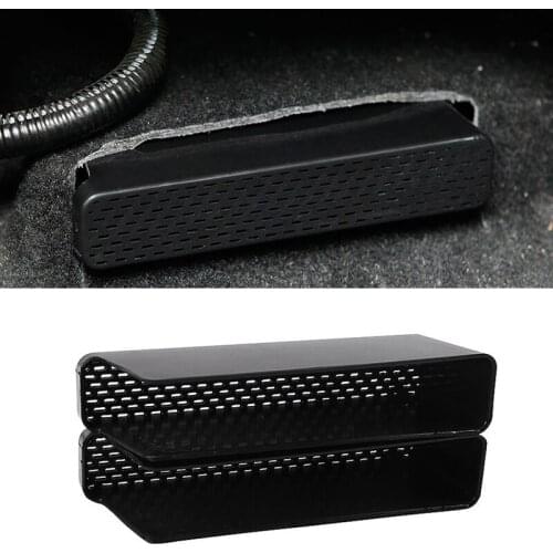 2PCS ABS Air Outlet Protective Cover Rear Car Under Seat for Toyota Camry 2018 2019 Air Conditioner Vent Outlet Cover Accessoies