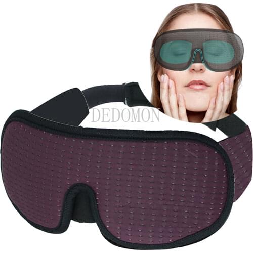 3D Sleeping Mask Block Out Light Soft Padded Sleep Mask For Eyes Slaapmasker Eye Shade Blindfold Sleeping Aid Face Mask Eyepatch