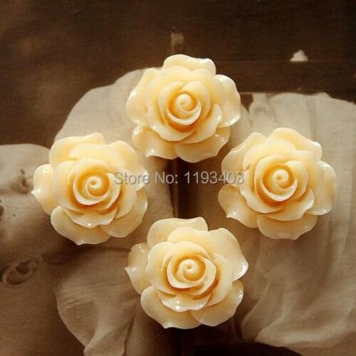 50PCS 20mm Gerbera Flower Resin Cabochon Jewelry Supplies Decoration DIY findings- (CAB-BS-5)