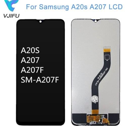 For Samsung galaxy A20s lcd Digitizer Display Touch Screen For Samsung A207F/DS A207FN A207U A207W A207G/DS lcd with Frame