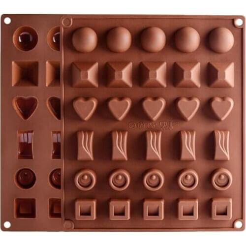 New Silicone Chocolate Mold Chocolate Baking Tools Non-Stick Cake Mold Jelly&Candy Mold 3D Mold Decoration DIY Hot Sale