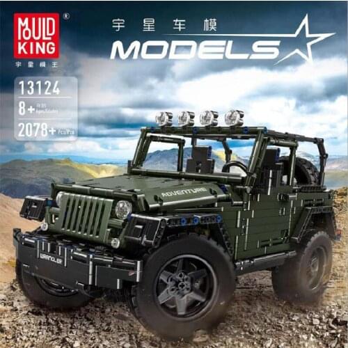 MOULD KING RC Car MOC High-Tech Adventure Off-road Vehicle Model Building Block Bricks Kids Educational Toys Christmas Gifts