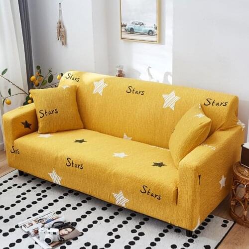Stars Pattern Stretch Elastic sofa cover cotton sofa towel Slip-resistant sofa covers for living room fully-wrapped anti-dust