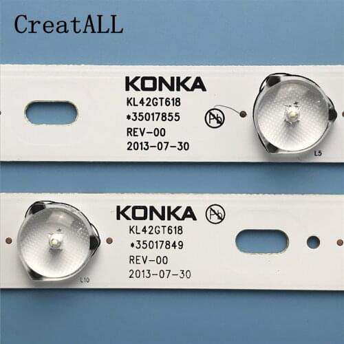 LED Backlight strip 12 lamp For Konka 42"TV KL42GT618 35017849 35017855 35017848