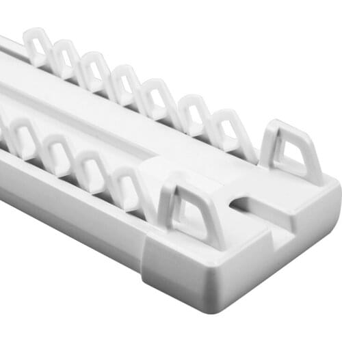 Thick Unique Double Rails Design Straight Curtain Track Side Ceiling Installation Silence Curtain Rod Accessories