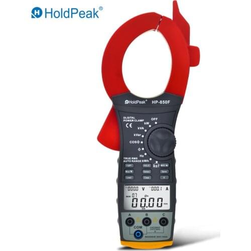 High Quality Auto Range Power Clamp Meter 850F Digital LCD Display Measure AC/DC Voltage Resistance And Audible Continuity Test