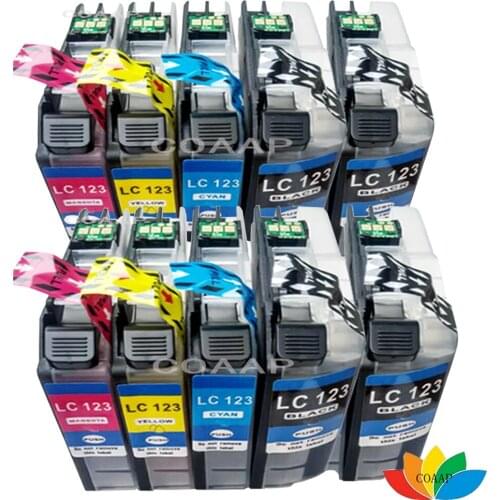 10 Compatible LC121 LC129 LC-121 LC-129 ink cartridges for Brother DCP-J4110DW DCP-J552DW DCP-J752DW DCP-J132W DCP-J152W