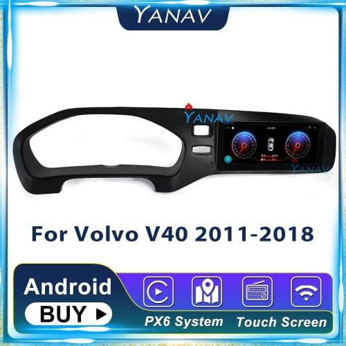 2 Din Android System Car RadioP For Volvo V40 2011-2018 Stereo Receiver Multimedia MP3 GPS Navigation DVD Player Touch Screen