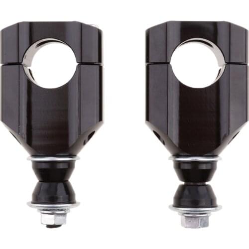 2pcs Universal Motorcycle Handlebar Mount Clamp Lifter Bar Riser For 28MM 1 1/8' Handlebar Motorcycle Dirt Bike ATV Aluminum