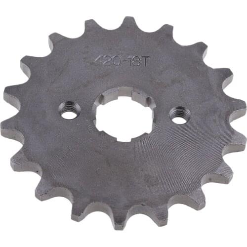 20mm 18T 420 Chain Pitch Front Sprocket Cog For Trail Dirt Bike ATV Quad