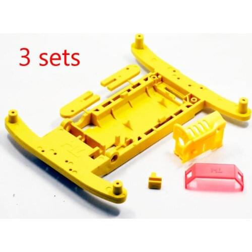 3 Sets TH.M Tricycle Model Chassis Tianhao MINI 4WD Car Model Modify Spare Parts