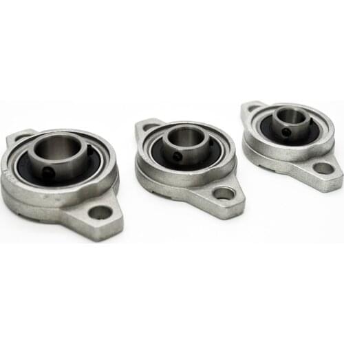 4 pcs 20mm KFL04 FL001 Pillow Block Bearing Flange Block Bearing Zinc Alloy