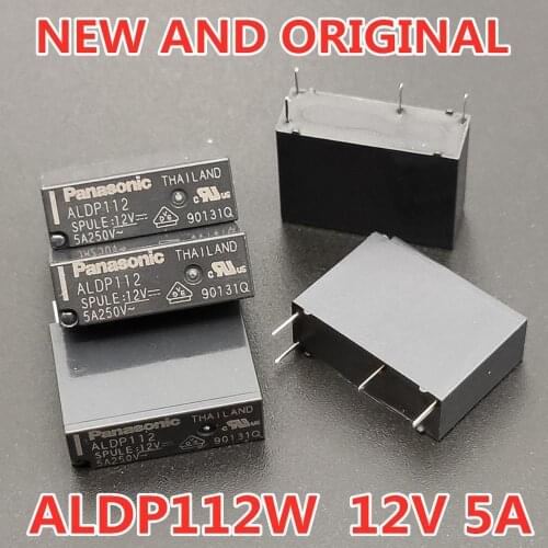 5Pcs/Lot Relay Aldp112W 5A 250Vac Dip4 New And Original