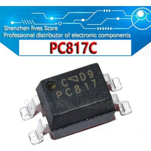 50PCS PC817C SOP4 PC817-C SOP PC817 C SMD new and original IC
