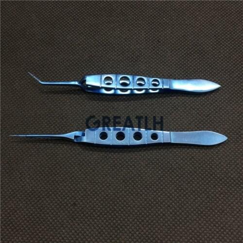 Akahoshi Prechopper Curved Straight Ophthalmic Forceps Tweezer Needle holder Titanium Ophthalmic eye micro Instrument