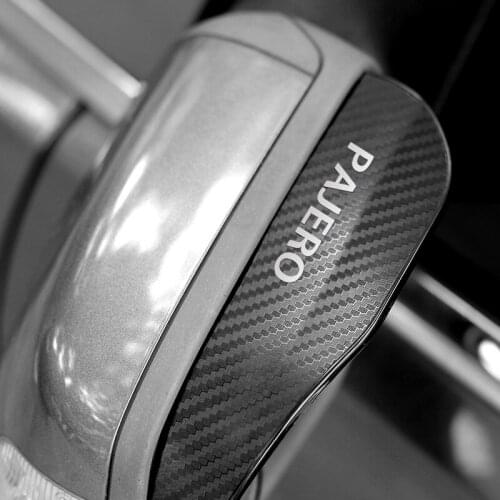 Car Side Rear View Mirror Rain Eyebrow Visor Rain Shield Shade Cover for Mitsubishi Pajero accessories car styling