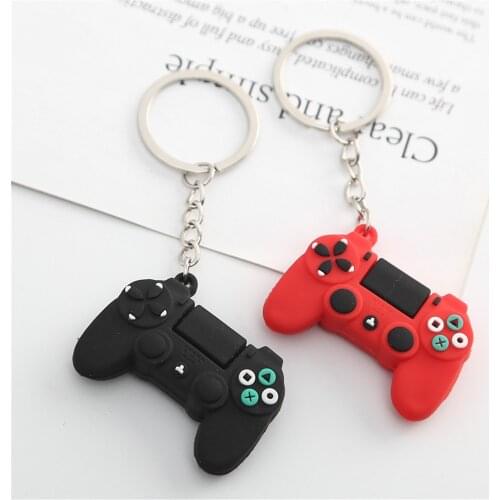 Key Holder Trinket Creative Video Game Handle Keychain Joystick Model Key Chain Key Ring For Men