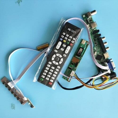 For LP156WH1-TLA1 Digital Signal Module TV AV VGA Controller Board 30pin 1 lamps 15.6" Mother Board Resolution 1366X768