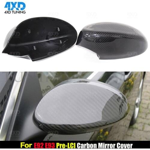 E92 Carbon Fiber Mirror Cover For BMW E93 335i 330i Side RearView Mirror Case pre-lci&lci 2005 20062007 2008 2009 2010 2011 2012