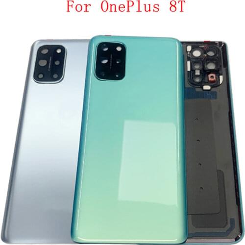 Back Battery Cover Rear Door Panel Housing Case For OnePlus 8T Battery Cover Replacement Part