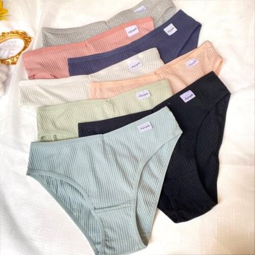 Hot Sale Cotton Panties Women Underpants Sexy Panty Female Briefs Ladies Girls Low-Rise Underwear Plus Size Lingeries