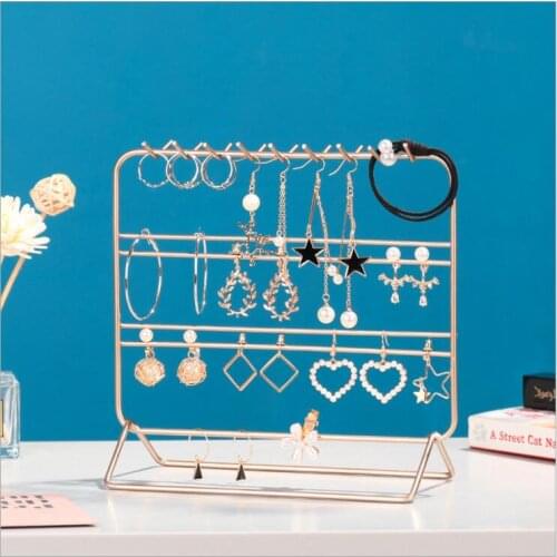 Metal jewelry Hook Iron jewelry collect Rack Multi-use Metal Sundries Hanger Table Storage rack
