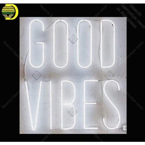 NEON SIGN For GOOD VIBES letrero custom luces neon light lampara neon signs for sale vintage neon light for wall custom made