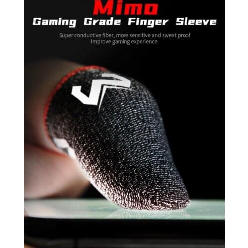 Finger Gloves Breathable Game Controller Finger Sleeve For Pubg Sweat-proof Non-Scratch Touch Screen Gaming Thumb Cover