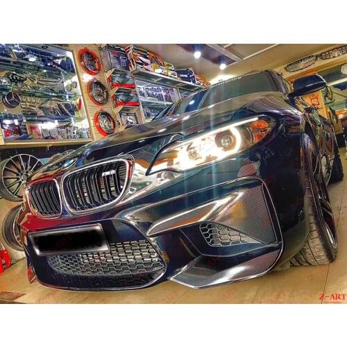 2015-2019 Z-ART for BMW M2 Carbon fiber front splitter for BMW F87 carbon fiber front flap for BMW F87 M2 carbon wind spoiler