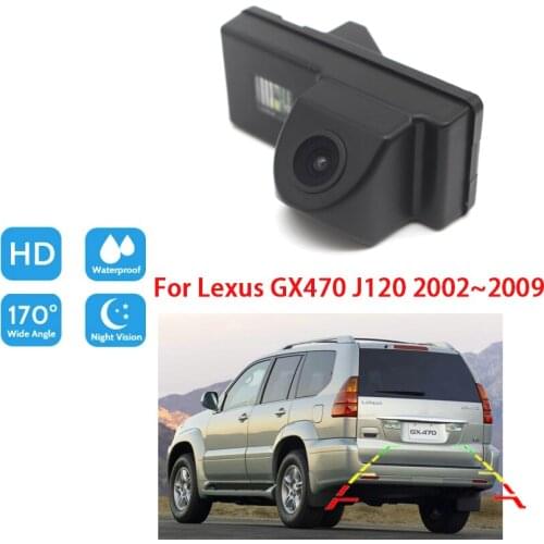 Backup Rear View Camera For Lexus GX470 J120 2002 2003 2004 2005 2006 2007 2008 2009 CCD HD Night Vision Reverse Parking Camera