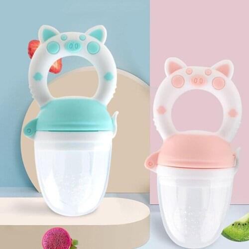 Kids Fruit Feeding Nipple Safe Supplies Nipple Teat Pacifier Bottles Baby Nipple Fresh Food Silicone Baby Pacifiers Feeder