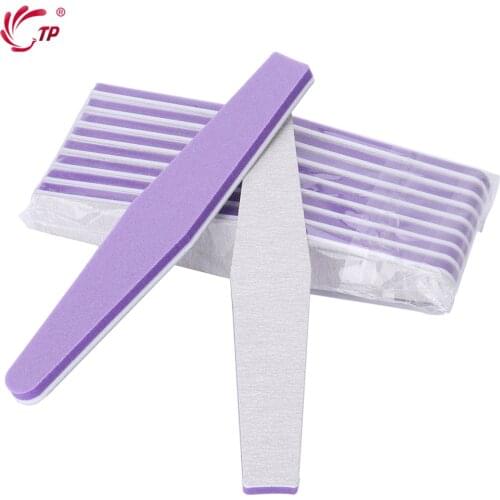 TP 10Pcs/Set Nail Art File Buffers 100/180 Grit Sandpaper Sanding Blocks Double Sided Polishing Sponge Trimmer Buffer Tool Kit