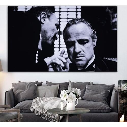 Vintage Posters Of Godfather Wall Pictures For Living Room Posters And Prints Godfather Canvas Paintings On The Wall Cuadros