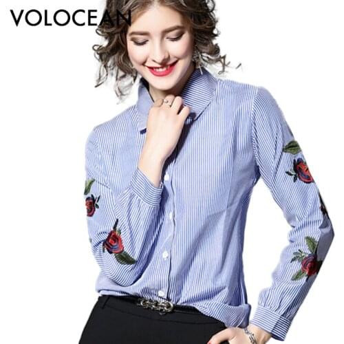 VOLOCEAN Women's Shirts With Embroidery