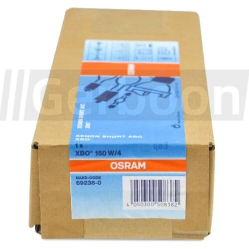 XBO 150W/4 JASCO Optical Instrument Fluorescence Photometer Biochemical Analyzer Short Arc Mercury Lamp Light Bulb NAED 69238-0