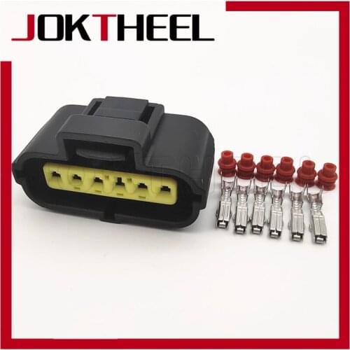 1/5/10/20sets Denso 6 Pin way female MAF mass Air flow sensor auto connector Gasoline Pump plug for car KIA Ford Mazda 184060-1