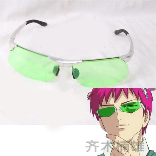 1pcs Creative Anime Saiki Kusuo no sai-nan Cartoon Saiki Kusuo Glasses Cosplay Prop Decor Collection for Men Boy Gift